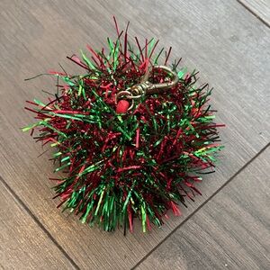 Bath & Body Works Christmas tinsel pom pocketbak holder